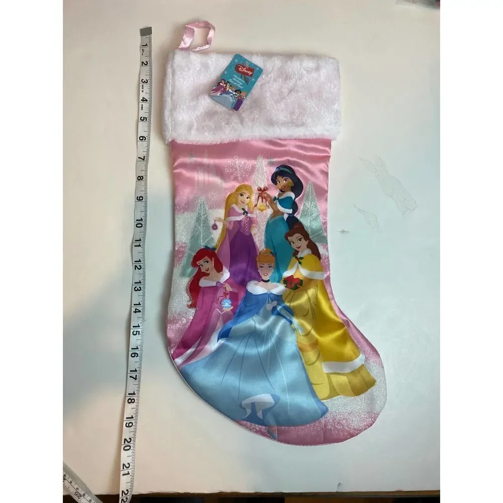 NWT Disney Princesses Christmas Stocking Kurt Adler Belle Cinderella Rap…